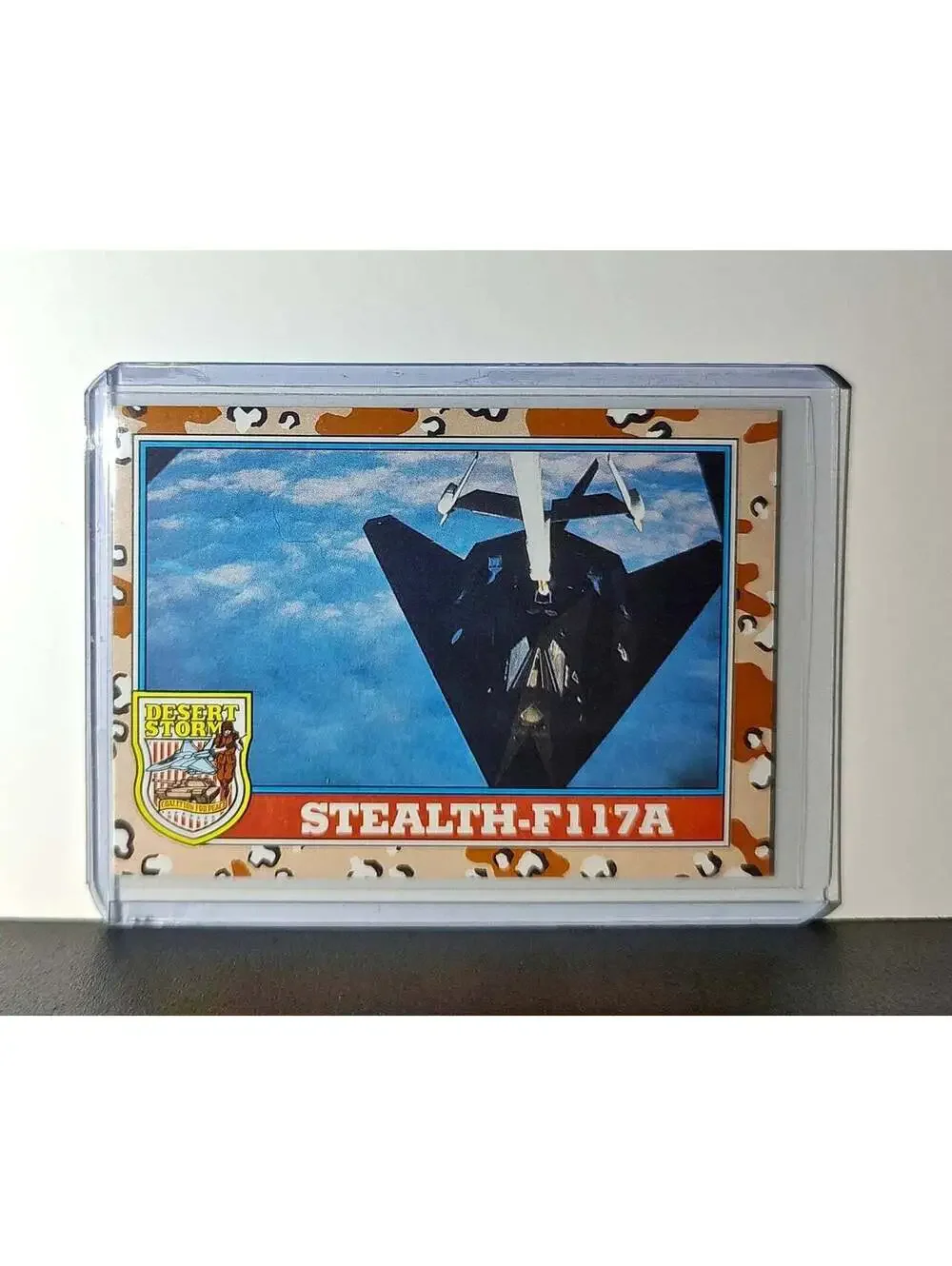F-117A Stealth Fighter 1991 Topps Desert Storm #119 Card
